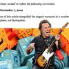 Sorry NY Times: Bruce Springsteen Is Still Not Jewish